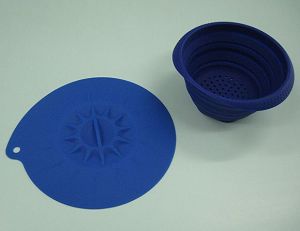 silicone collapsible colander