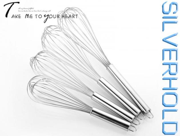 8 Line 201# Durable Stainless Steel Egg Whisks