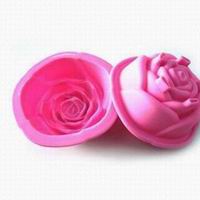 Silicone rose bakeware