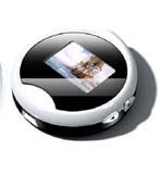Mini round digital photo frame
