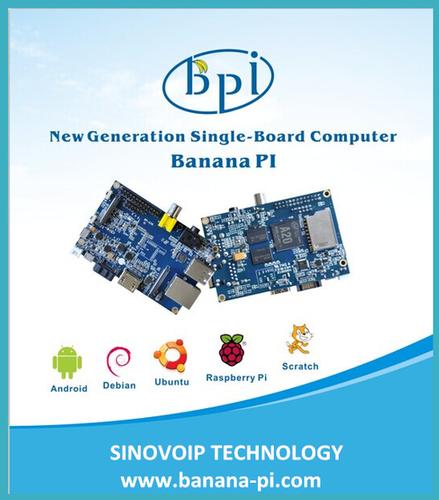Banana PI Board 1GB DDR3 Banana PI stronger then Raspberry PI