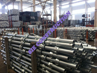 Cuplock scaffolding
