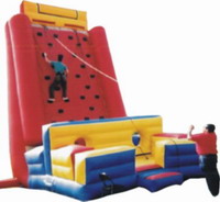 inflatable climbing wall