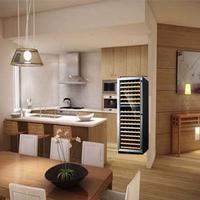 438L compressor Dual temp. zone wine refrigerator