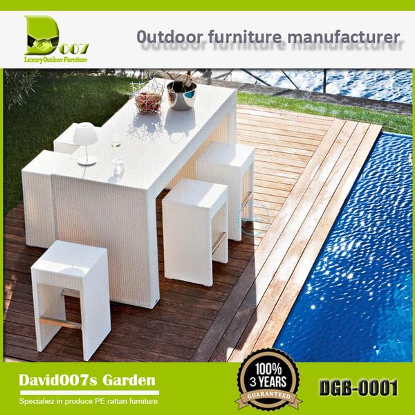 Outdoor rattan furniture hotel bar furniture