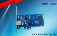 SinoV-TE110E-B E1 PCI-E digital asterisk card all function as digium
