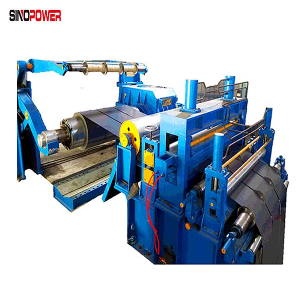 Industrial high speed used simple foil sheet metal slitting machine line operator