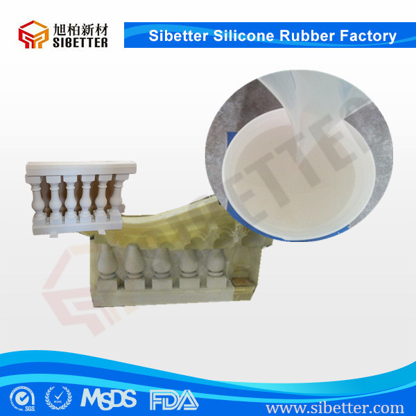 Two Parts Silicone RTV-2 for House Decorative Mold Making Raw Material
