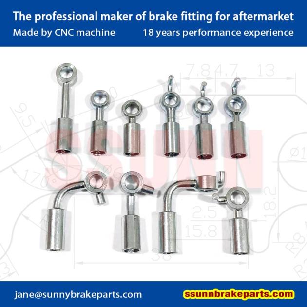 Between Caliper And Rubber Flex Hose
