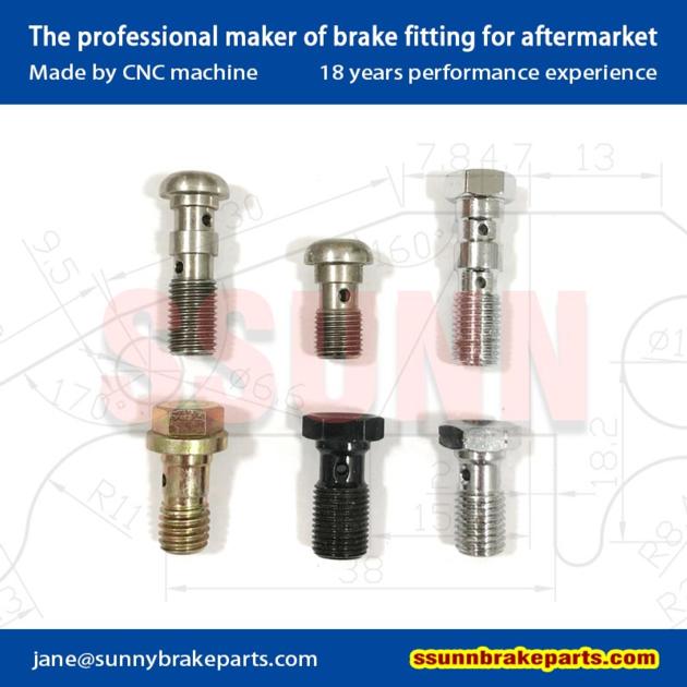 S S Braided Brake Line Adapters
