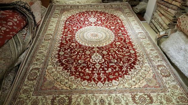 Handmade Silk Persian Carpet Art Silk