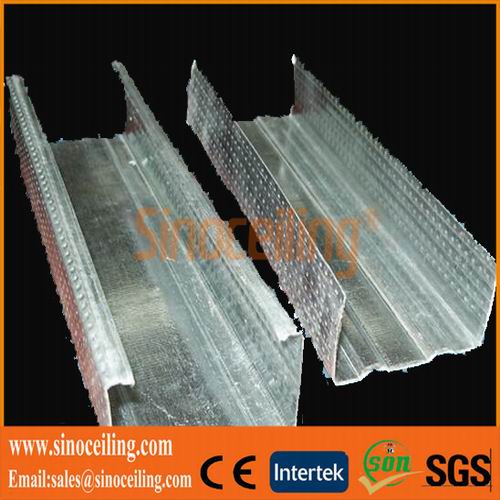 galvanized metal stud, drywall metal profile