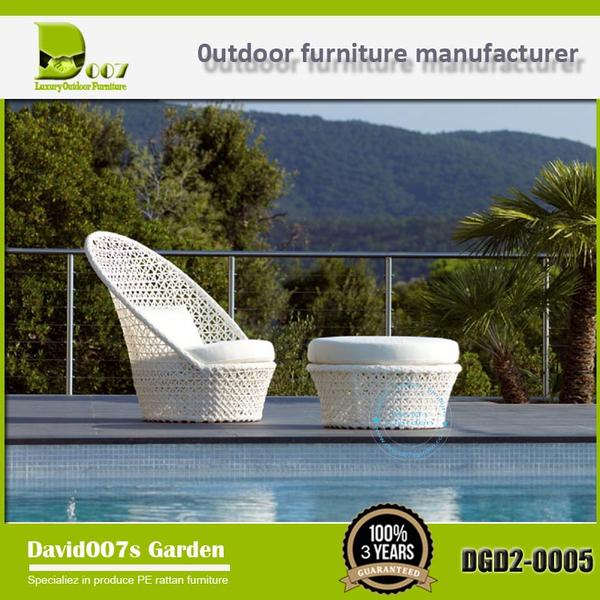 Outdoor garden furniture rattan wicker leisure chair