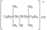anionic surfactant chemical N-octadecylalkyl diquaternium salt