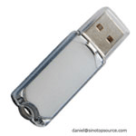 Plastic USB flash drive for promotional gift
