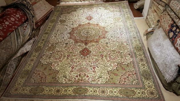 handmade silk persian carpet,art silk persian rug