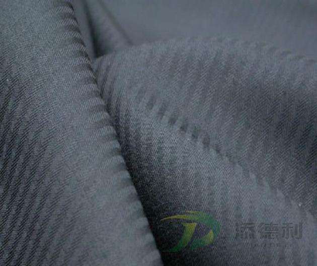 polyester herringbone dyed fabric