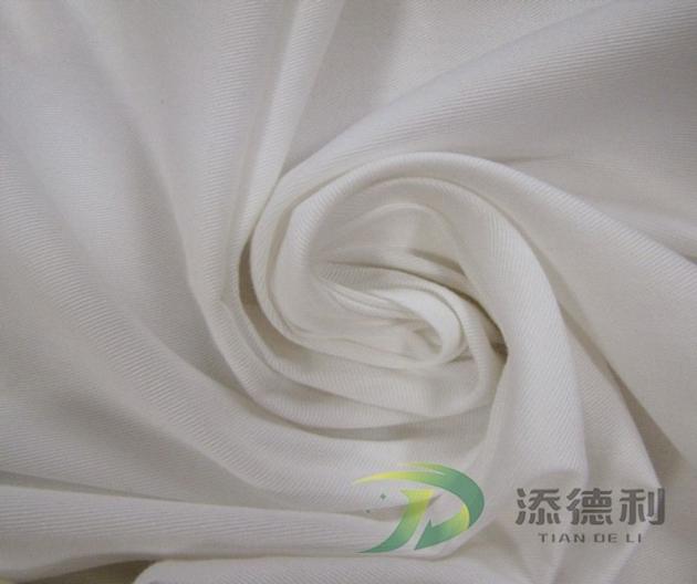 cotton twill bleached fabric