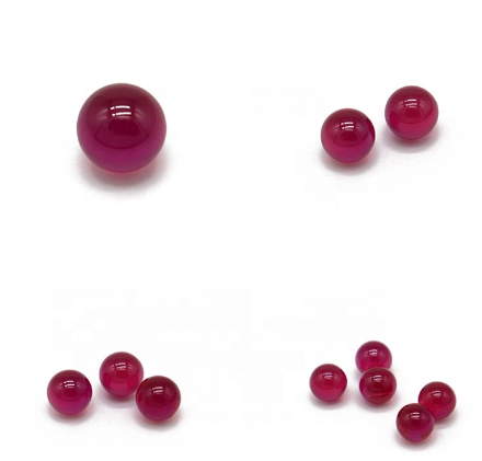 Grade5 ruby or sapphire ball for bearings 