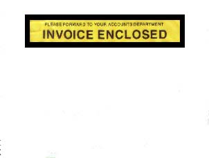 Self adhesive Packing list /Invoice/Document Envelope