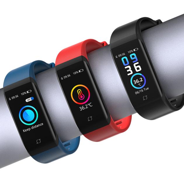 social distancing wristband for COVID fitness tracker health tracker smart watch
