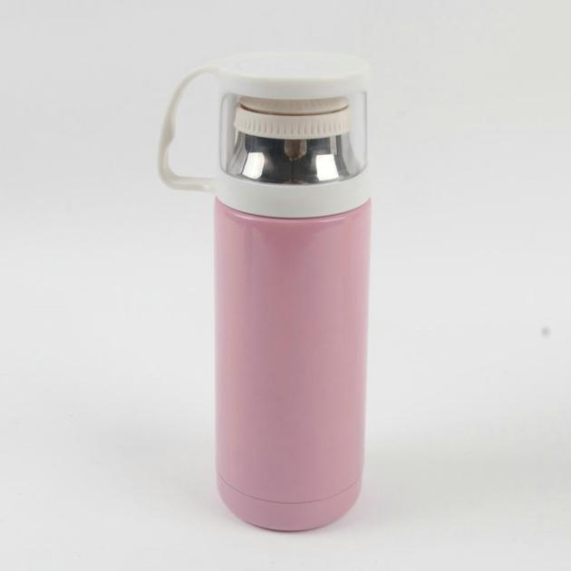 A-350ml 201 Stainless Steel Push-type Thermos Mugwater Cup with Lid	