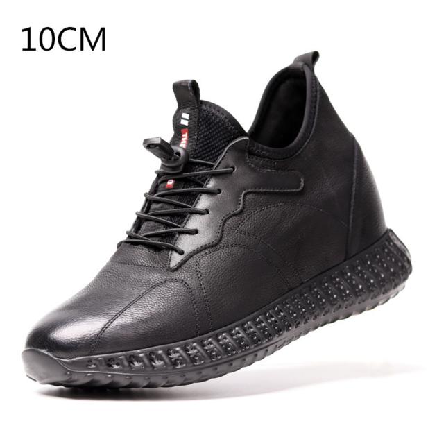 Men height increasing 10 cm elevator sport shoes