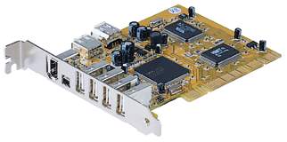 WBT-5020 USB 2.0 & IEEE 1394 Combo PCI Host Card