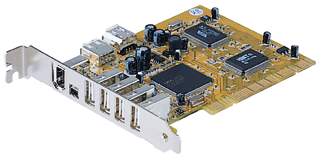 WBT-5020 USB 2.0 & IEEE 1394 Combo PCI Host Card