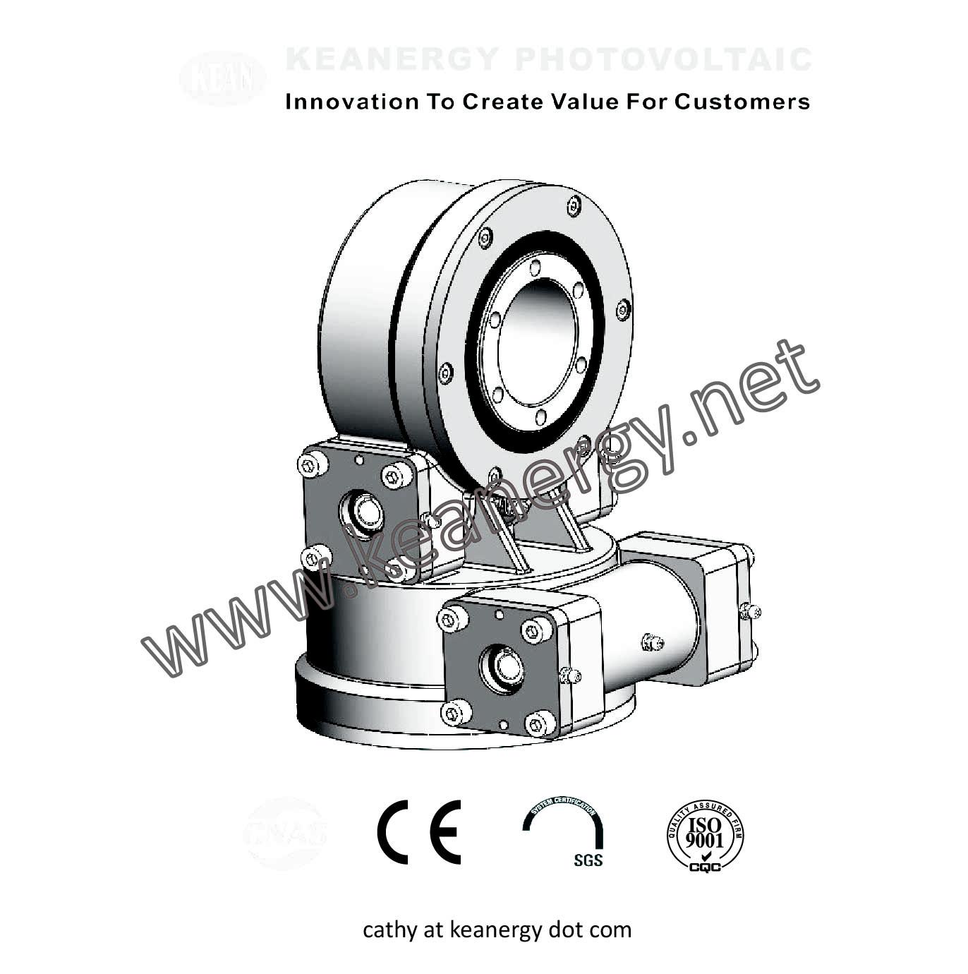 ISO9001 CE SGS SKDE3 Slewing Drive