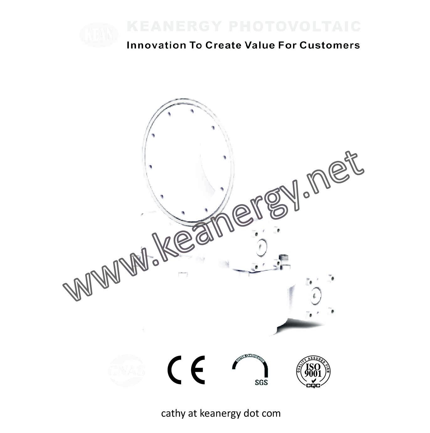 ISO9001/CE/SGS SKDE3 Slewing Drive Sun Tracker