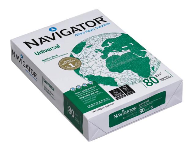 A4 Size Navigator Brand Copy Printing Paper 0.85 USD per ream