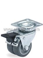 50mm TPR casters with double wheels 