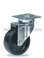 75mm black pp casters 