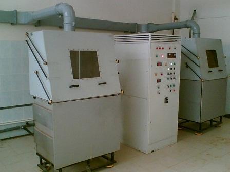 Installation of electrolytic-plasma polishing of parts from Belarus