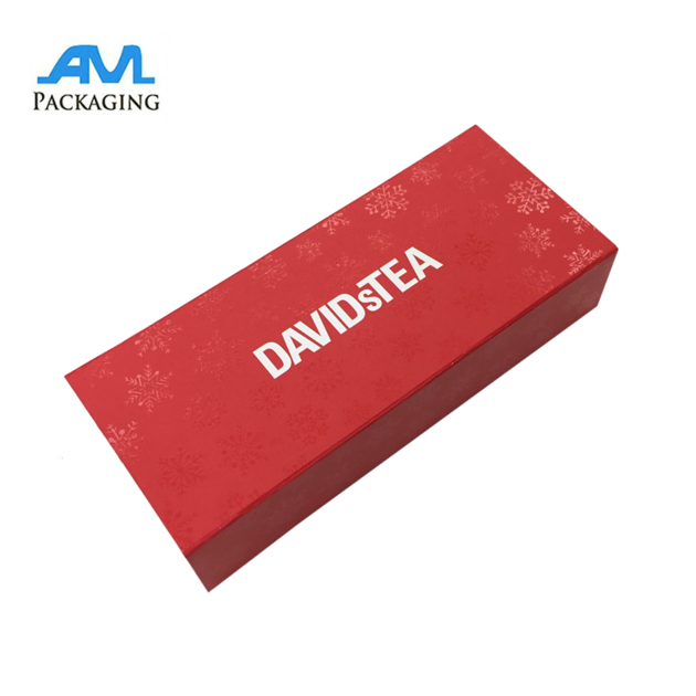 Full Printing Spot UV Matt Finish Folding Tea Box