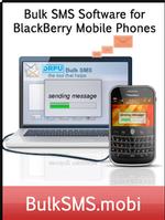 Bulk SMS Software for BlackBerry Mobile Phones 