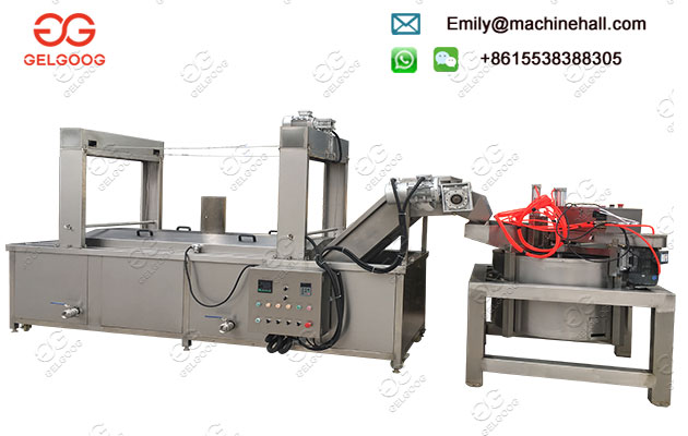 continuous frying machine 