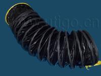 Compressible PVC anti-static flexible ducting