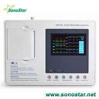  SE-3B Digital Three Channel Color Screen ECG Machine(electrocardiograph,ECG,medical)