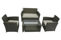 4PCS PE RATTAN SOFA SET