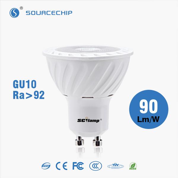 GU10 high CRI 7W LED spotlight