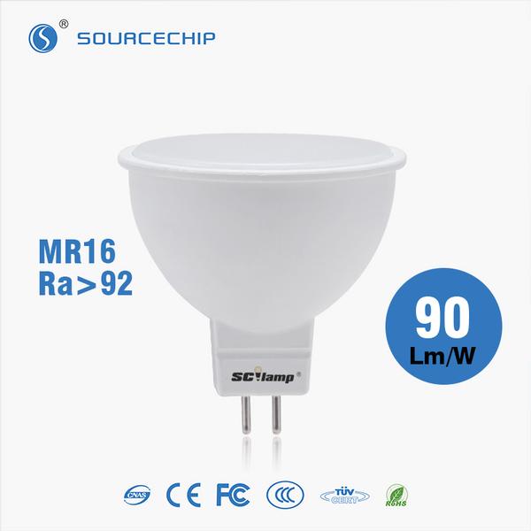 5W white high CRI GU5.3 led lamp manufacturers