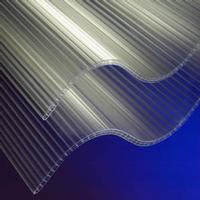 Corrugated polycarbonate sheets