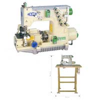 Direct nylon zipper sewing machine