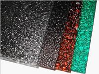 Embossed polycarbonate sheet