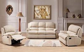 Function leather sofa sets-with cartoon cotton