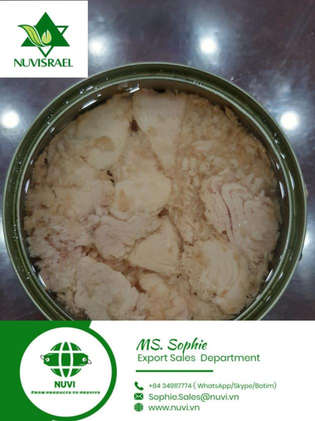 Canned tuna with variable weight