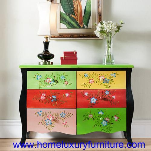Cabinets drawers chest Chest of drawers wooden cabinet antique FY-HG03