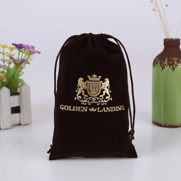 Velvet Coin Bag, Velvet Pouch, Bank Promotional Drawstring Bag